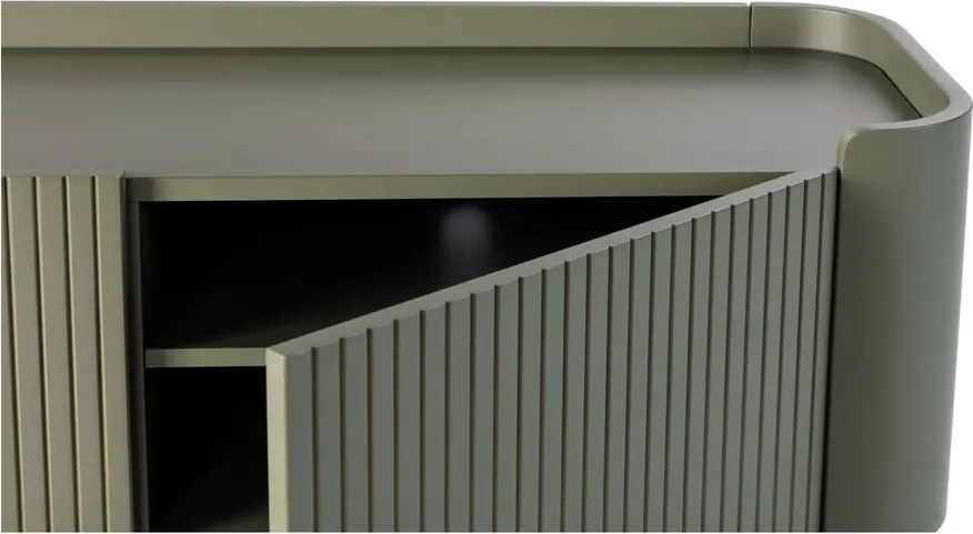 Zöld TV-állvány 180x55x40 cm Willa – MOME