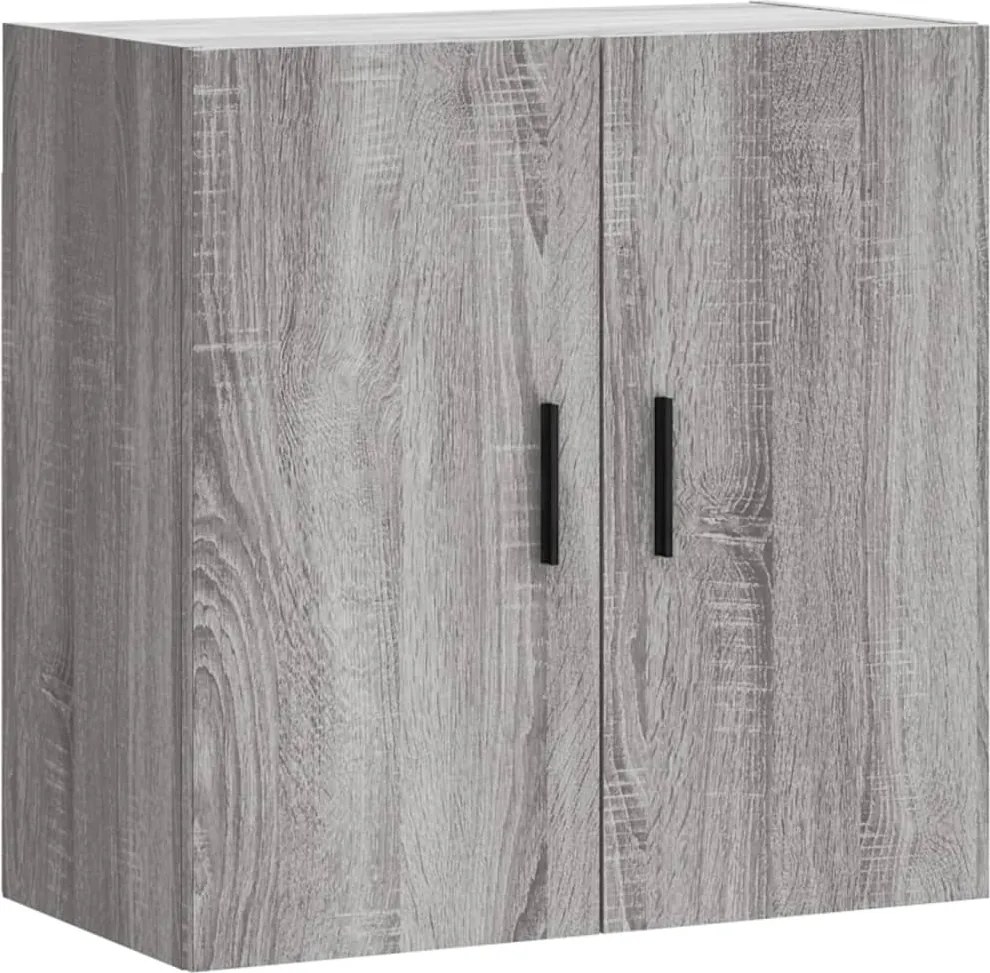 vidaXL szürke sonoma színű szerelt fa faliszekrény 60 x 31 x 60 cm