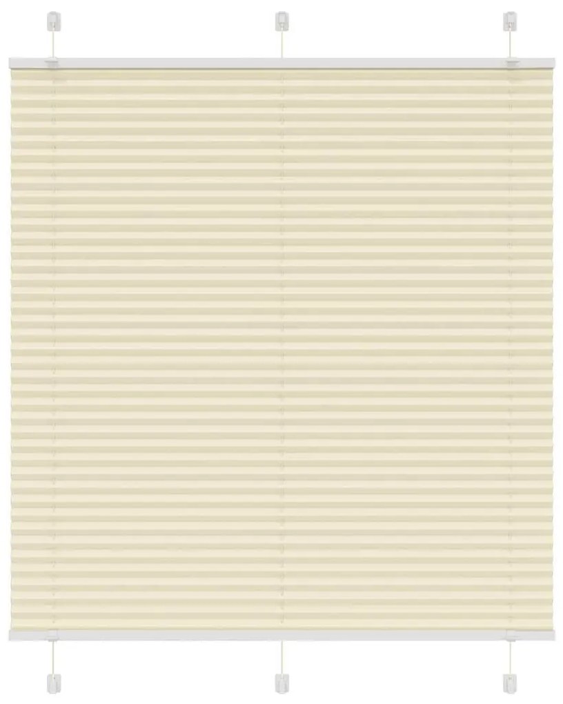 pliszírozott redőny krém 115x150 cm szövetszélesség 114,4 cm
