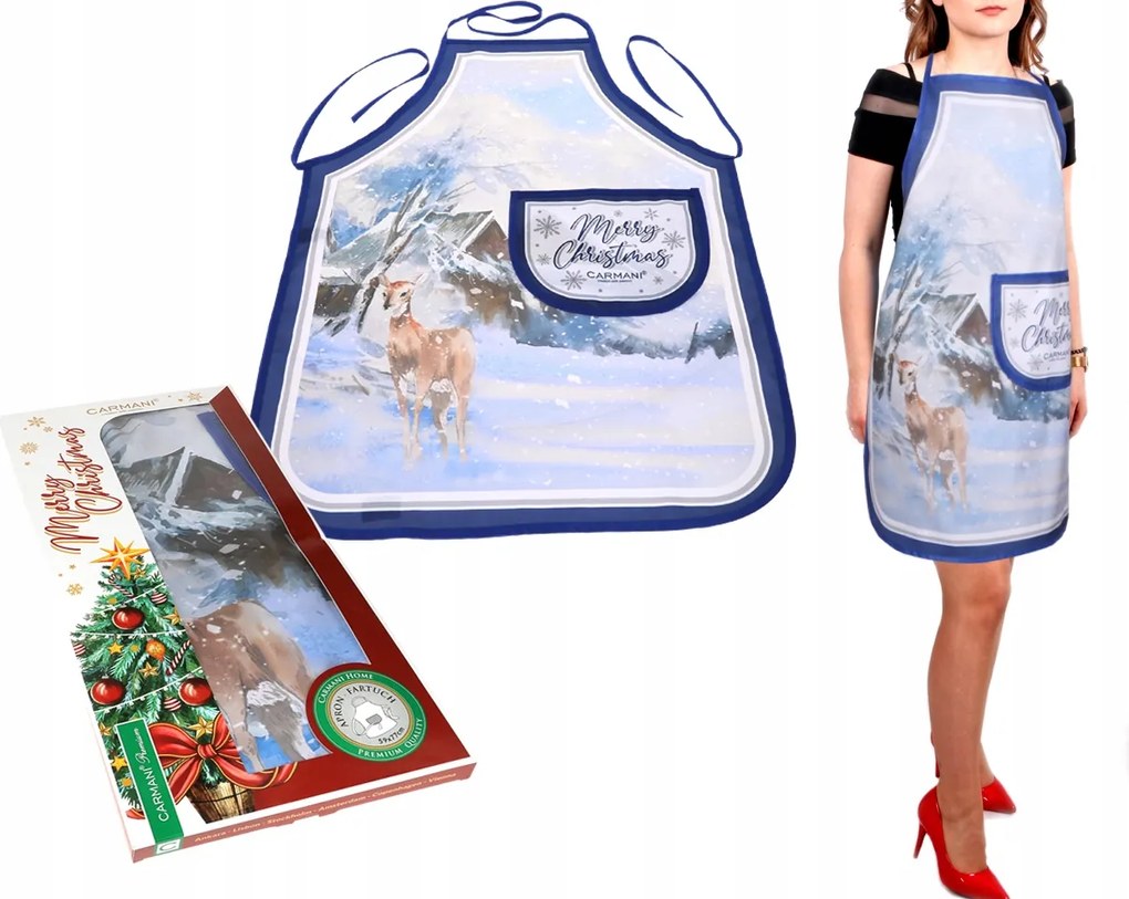 Konyhai kötény Karácsonyi dekoráció Carmani