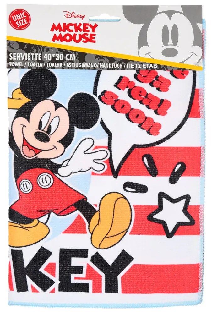 Disney Mickey Oh Boy kéztörlő, arctörlő, törölköző 40x30 cm