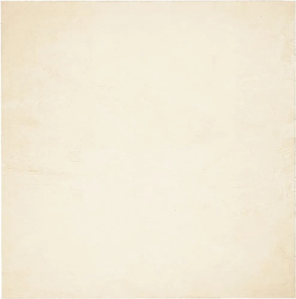 vidaXL HUARTE krémszínű rövid szálú puha és mosható szőnyeg 120x120 cm