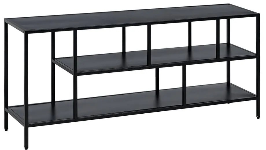 Fekete acél TV-állvány 120x55 cm – Ixia
