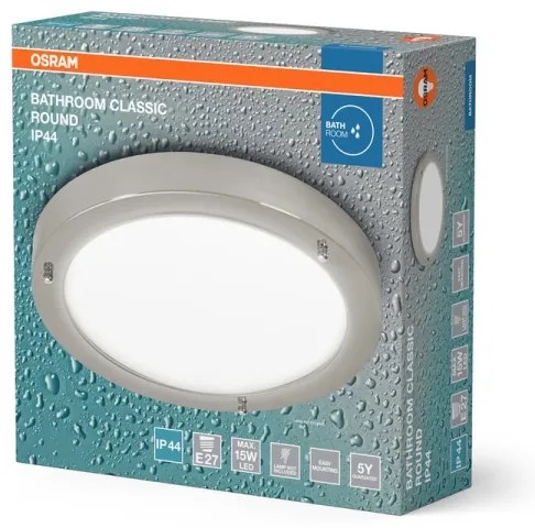 Osram - Fürdőszobai mennyezeti lámpatest BATHROOM CLASSIC 1xE27/15W/230V IP44