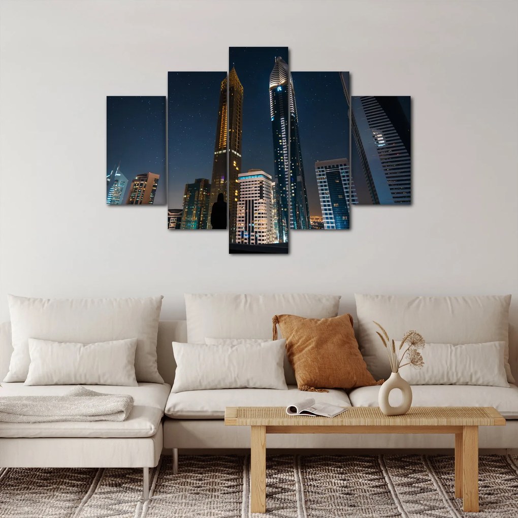 Éjszakai város képe (150x105 cm)