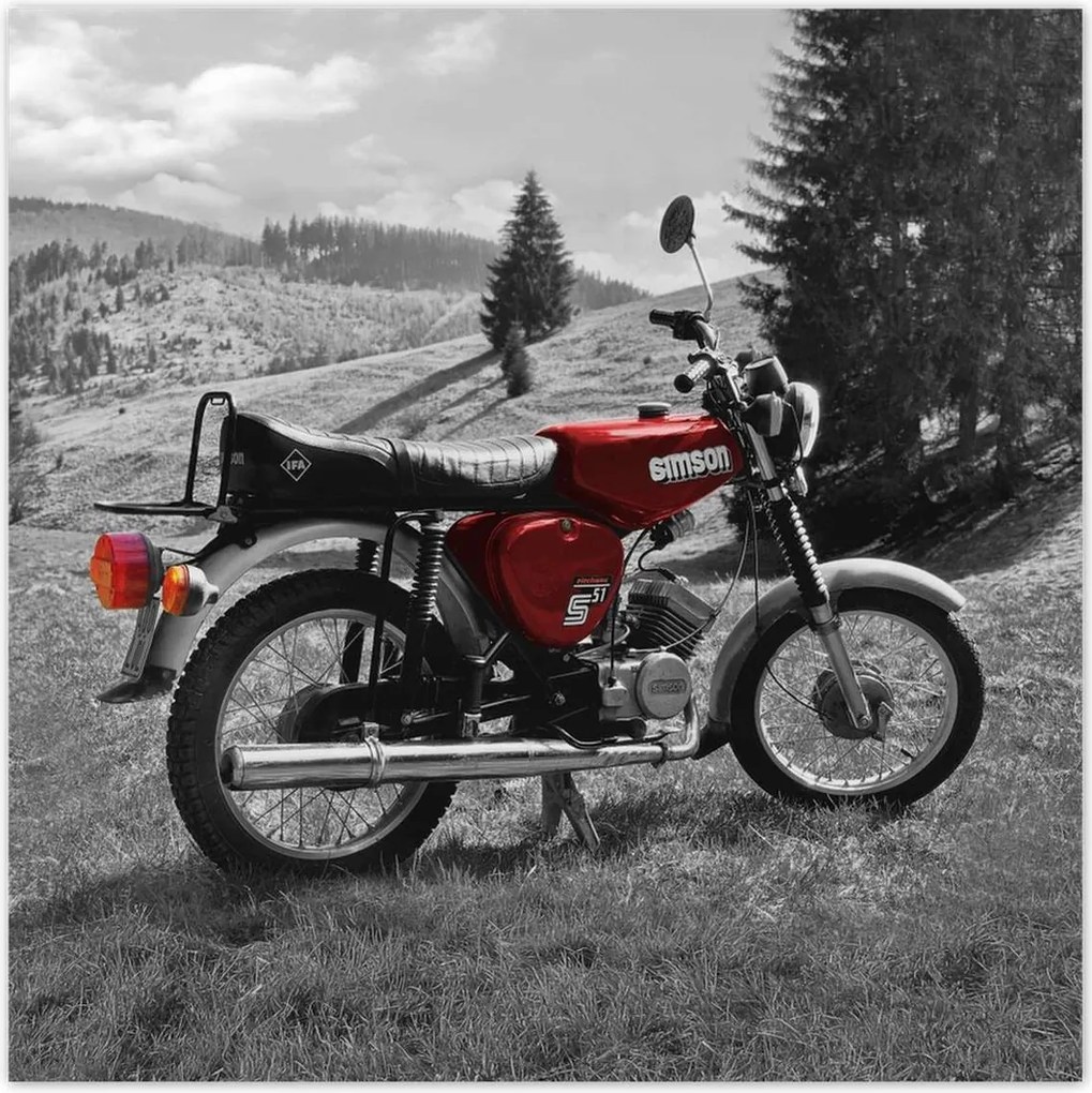 Fotótapéta 312x312 Piros Simson S51 E