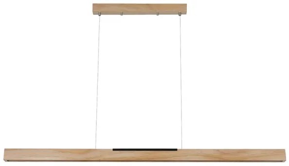 LED Csillár zsinóron LED/22W/230V 4000K 120 cm fenyő/tömör fa