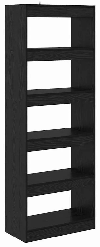 Könyvespolc Musta tammi 60 x 30 x 166 cm Faanyag