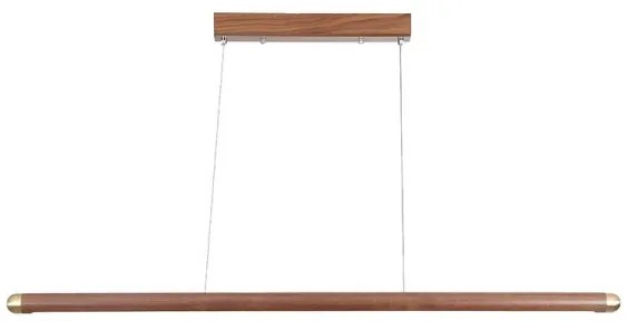 LED Csillár zsinóron LED/22W/230V 4000K 120 cm kőris/tömör fa