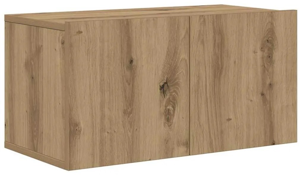 TV Szekrény Szett 4 pcs kézműves tölgy 80 x 30 x 30 cm Faanyag