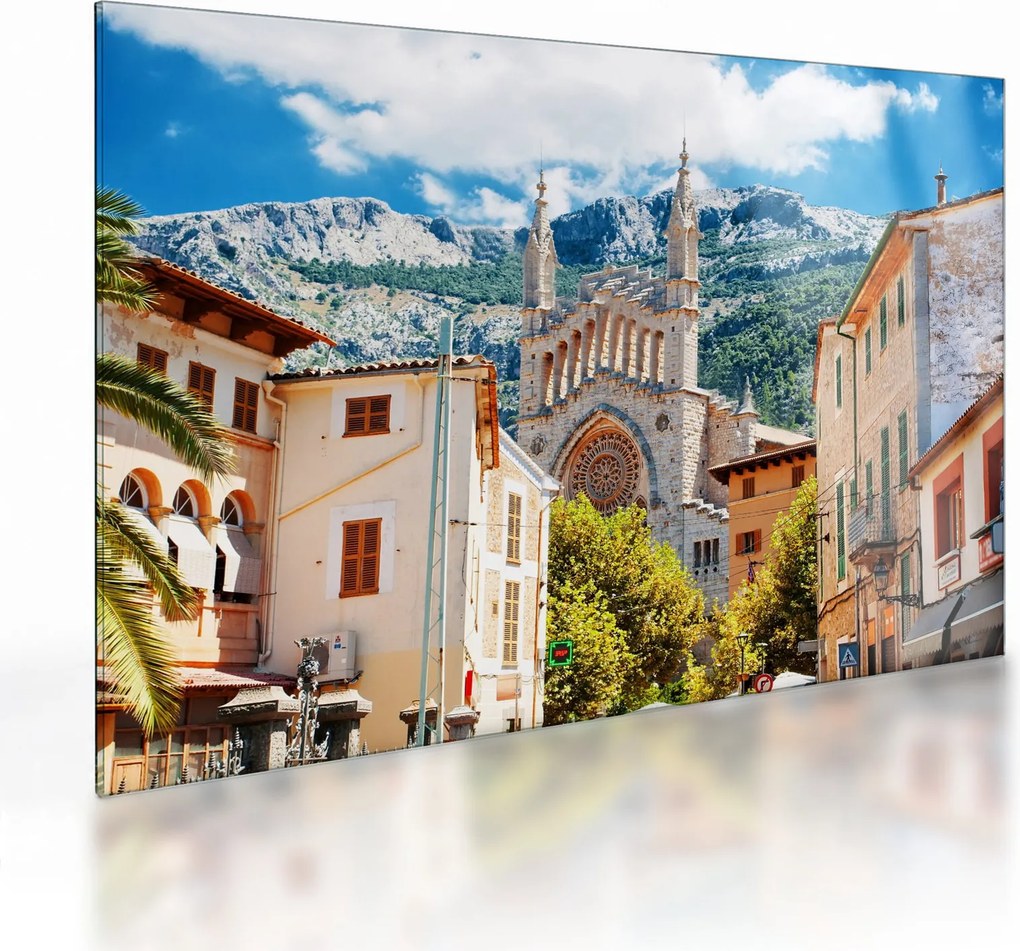 Üveg kép - Sóller, Mallorca (70x50 cm)