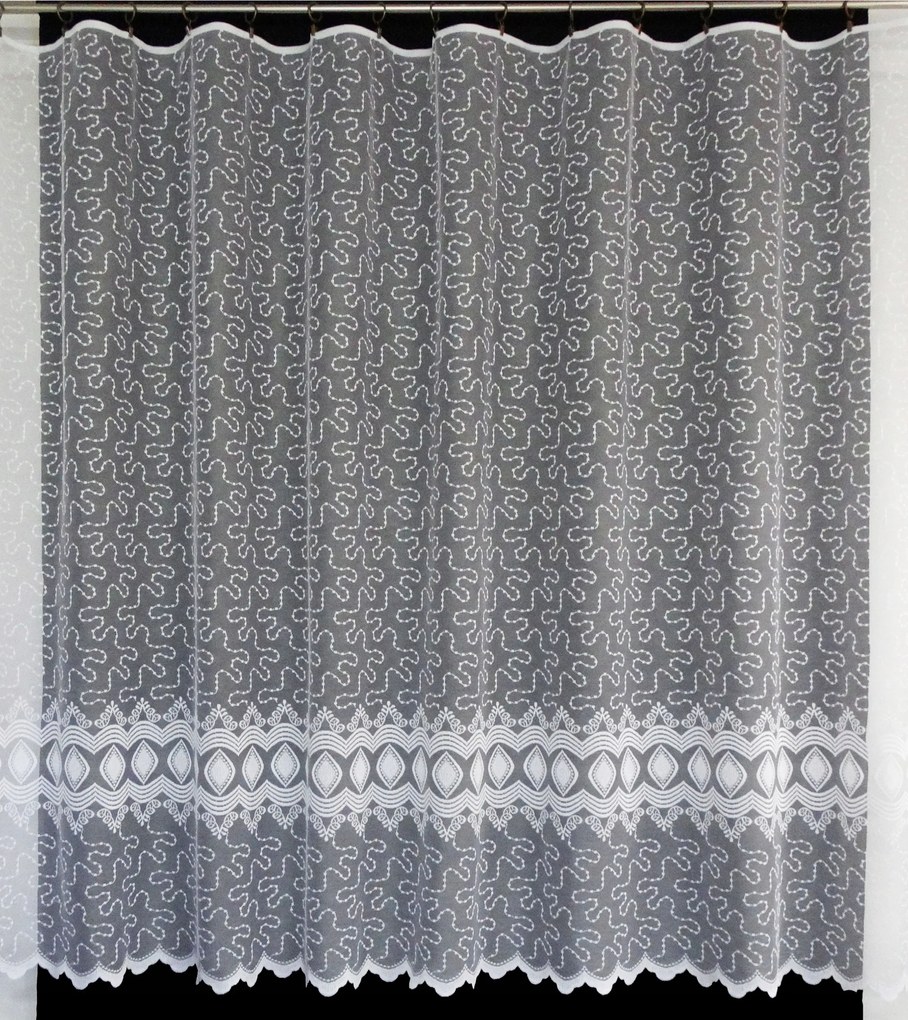 Mg Függöny 619/96 Fehér 350X180 készre szerelve M szalaggal