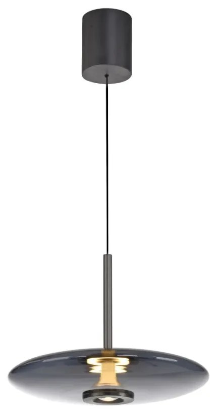 ZUMA LINE 2084-15 Modern Led Függesztett Lámpa Szürke LED IP20