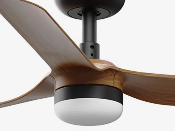 FARO 33823WT-1TW-LED Dimmelhető ventilátor MINI PUNT S 10W/230V barna/fekete átm.90 cm WT + távirányító