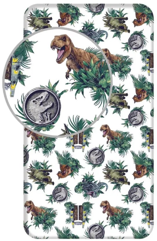 Jurassic World Dino Kingdom gumis lepedő 90x200 cm
