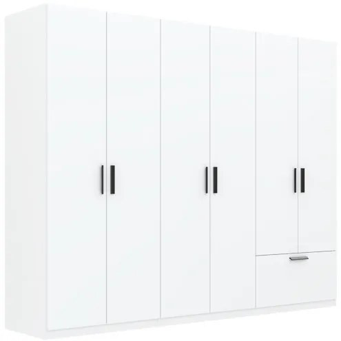 LITA Óriásgardrób 270 cm. Fehér Színben.