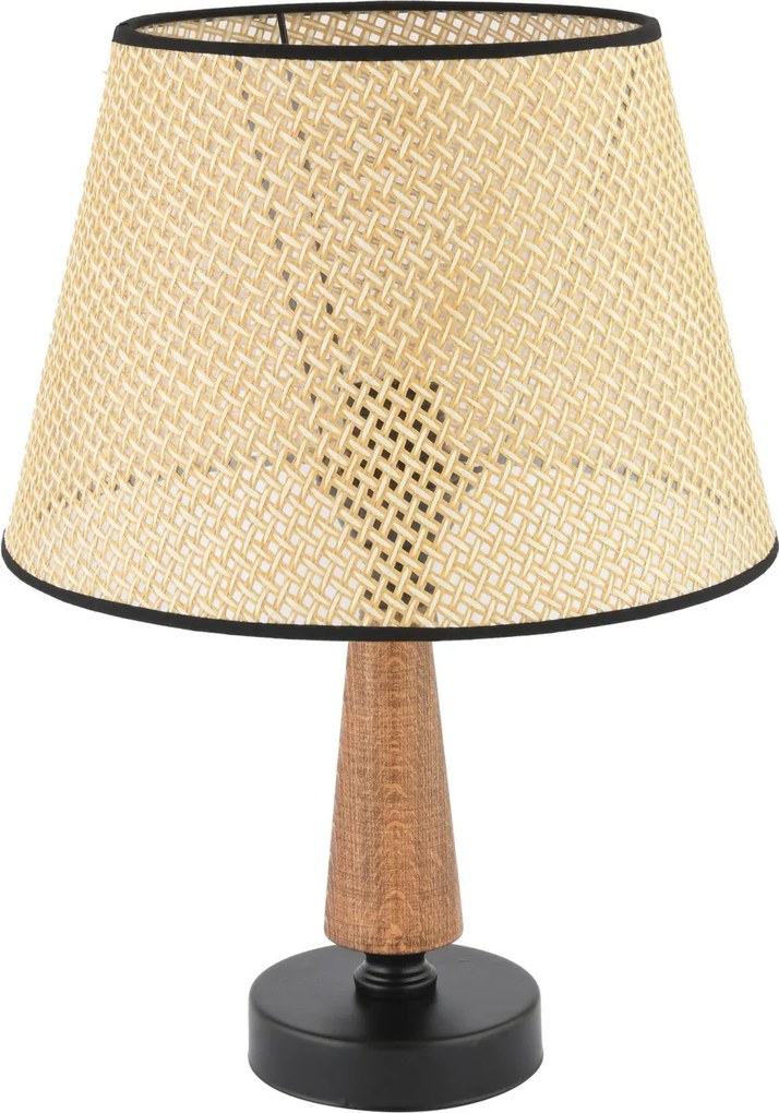 Fém éjjeli lámpa, teve-barna, 20 cm – TR390FLH2729