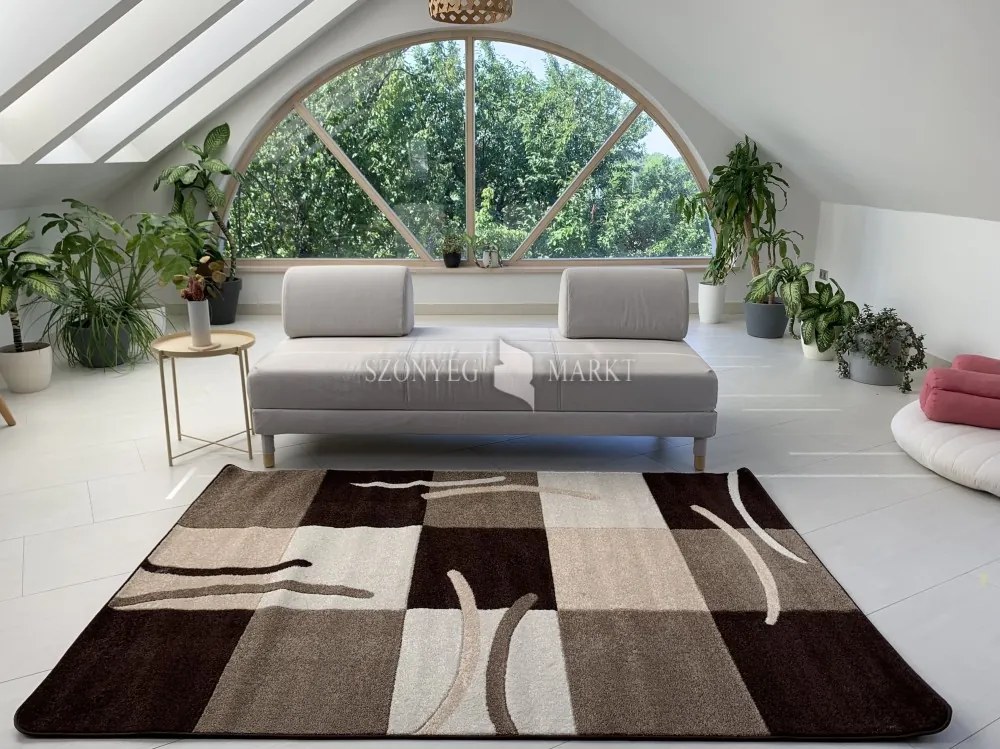 Comfort 4771 barna modern szőnyeg 240x330 cm