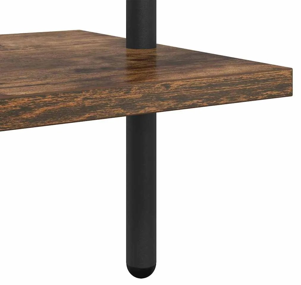 Könyvespolc Füstölt tölgy 60 x 24 x 168 cm Faanyag