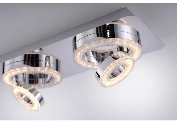 Leuchten Direkt 14521-17 - LED Mennyezeti lámpa TIM 2xLED/2,8W/230V + 2xLED/3,1W