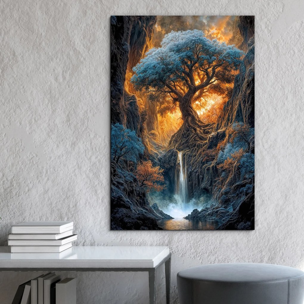 DUBLEZ | Fából készült életfa kép - Ősök emlékei