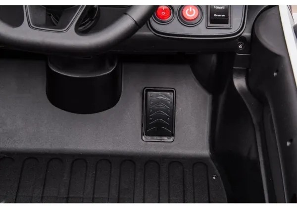 Elektromos Dodge Challenger rendőrautó 50W/4500 mAh fekete-fehér