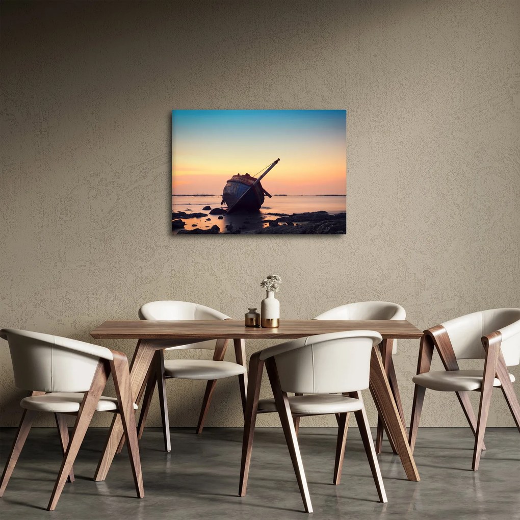 Kép - Hajótörést szenvedett hajó (70x50 cm)
