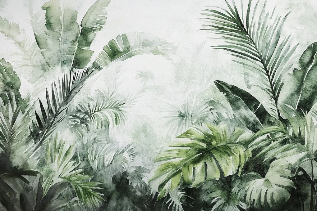 Fotótapéta Flizelina Természet Növények Dzsungel Levelek 368x254 ragasztó