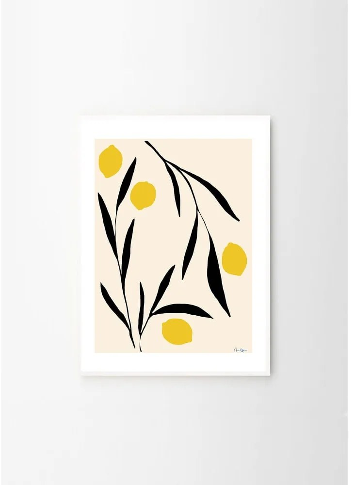 Poszter 30x40 cm Lemon – Anna Mörner – The Poster Club