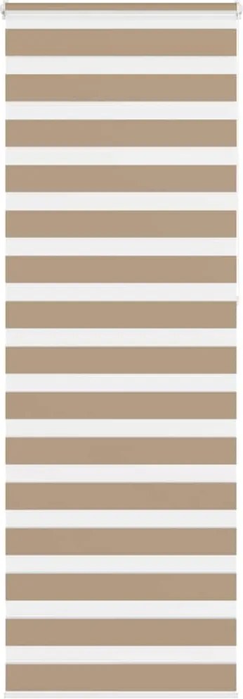vidaXL zebrafüggönnyel homokbarna szövetszélesség 65,9 cm poliészter