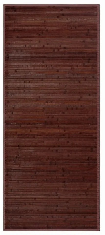 Sötétbarna bambusz szőnyeg 75x175 cm – Casa Selección