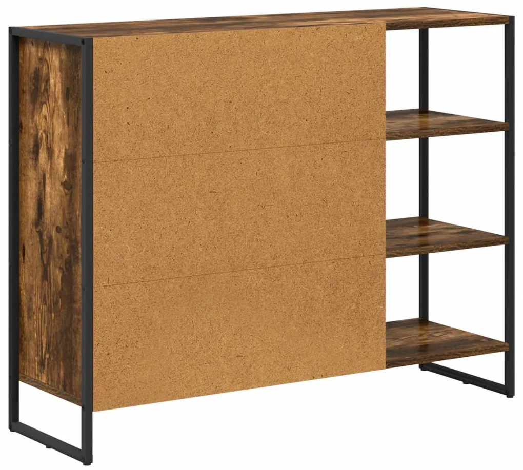 Oldalsó szekrény Füstös tölgy 96.5 x 30 x 75 cm Faanyag