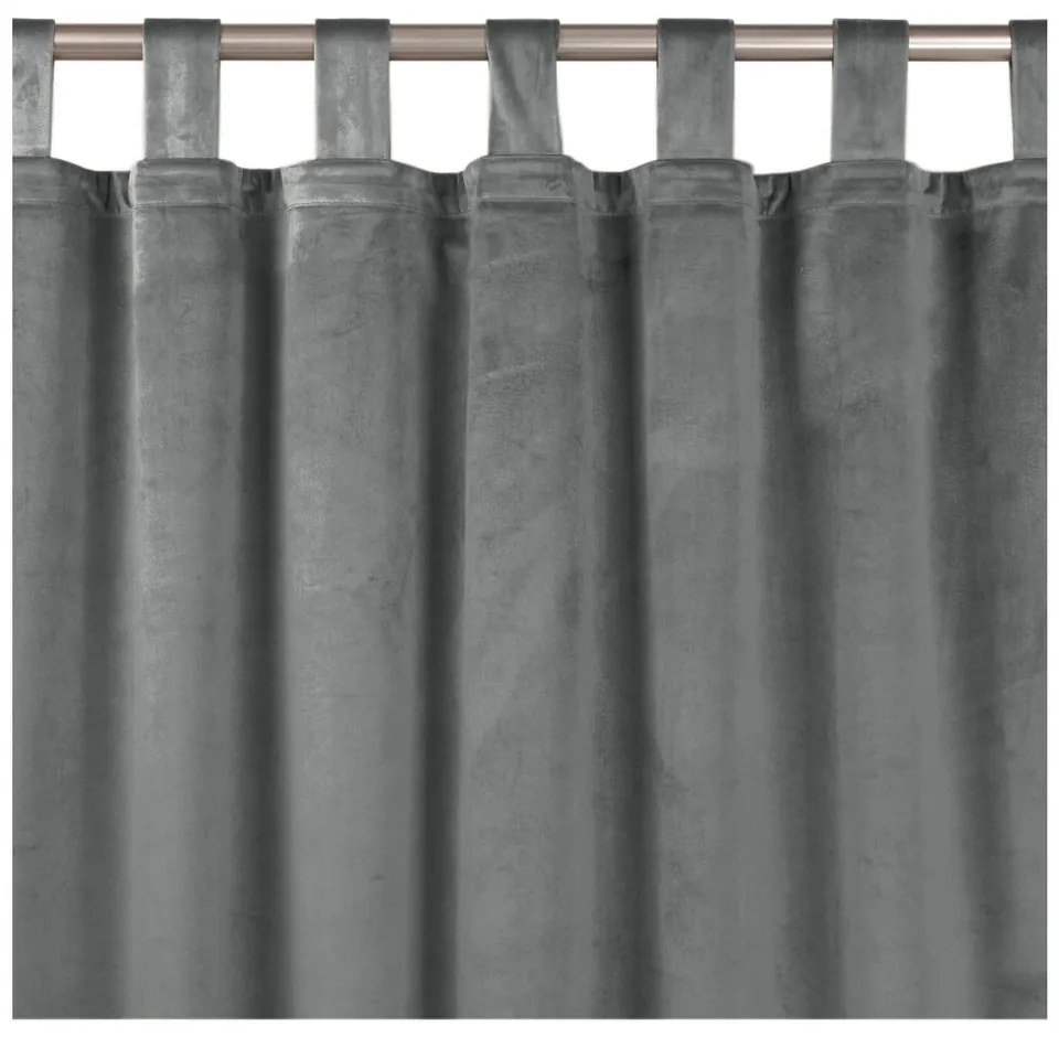 Antracitszürke függöny 200x270 cm Vila – Homede