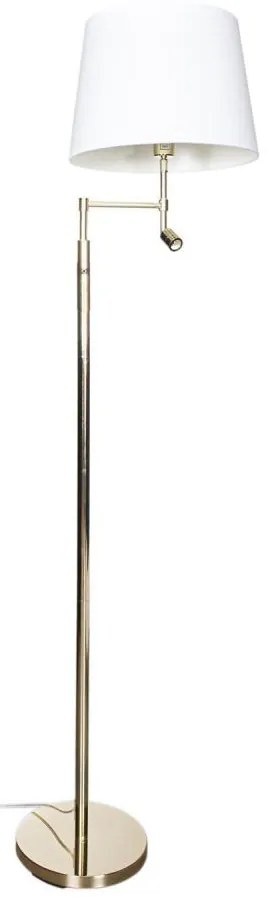 ByRydens 1988780-6509 LED állólámpa ORLANDO 1xE27/5W/230V + LED/3W fehér/arany