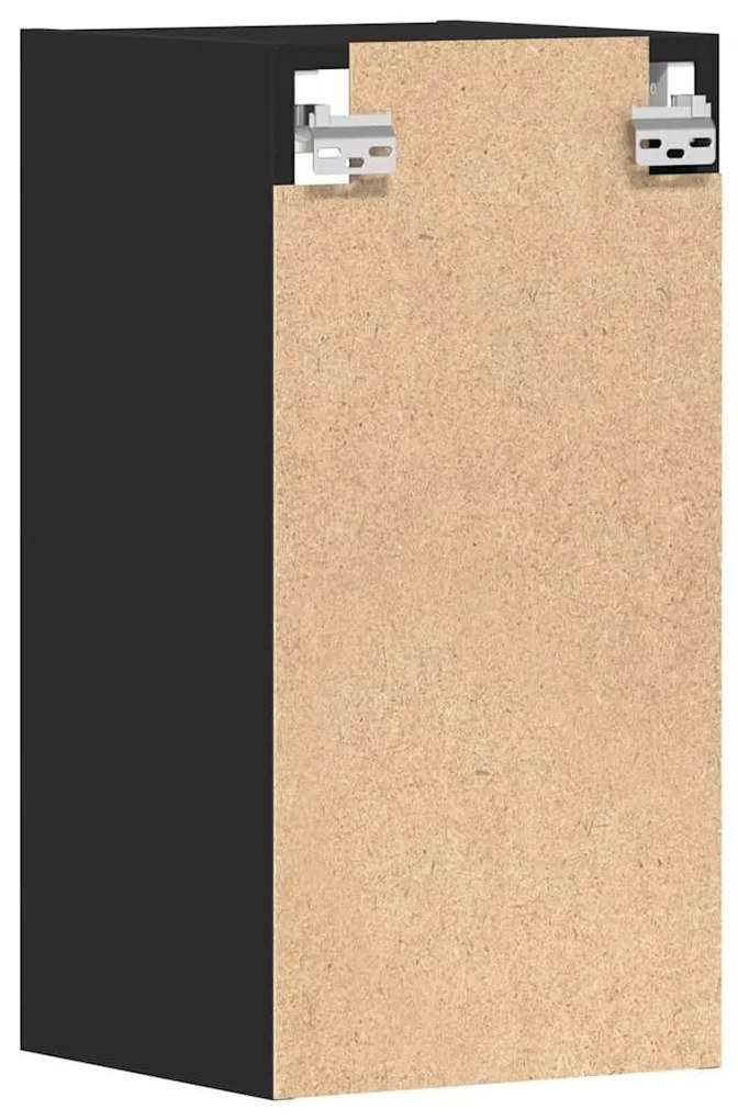 fekete forgácslap függő szekrény 30x29,5x60 cm