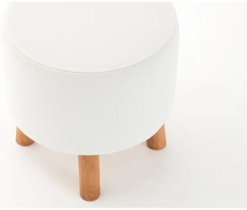 Fehér puff Silindir – Balcab Home
