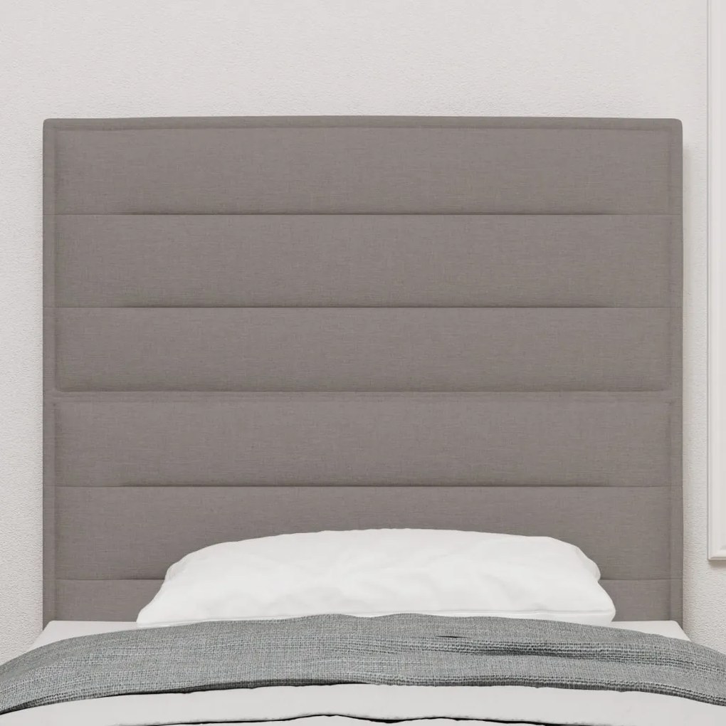 LED Fejtámla Vonalak Dizájn Taupe 80 cm Szövet