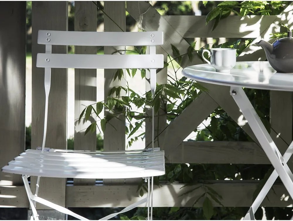 Retro fehér kerti bútorgarnitúra - Bonami Essentials