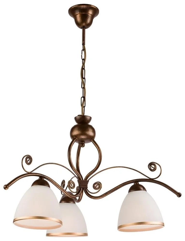 Csillár láncon RETRO II 3xE27/60W/230V