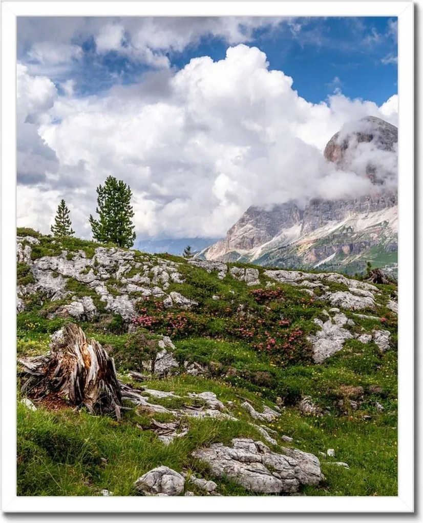 Poszterek keretben 40x50 Hegyi kilátás Tájkép