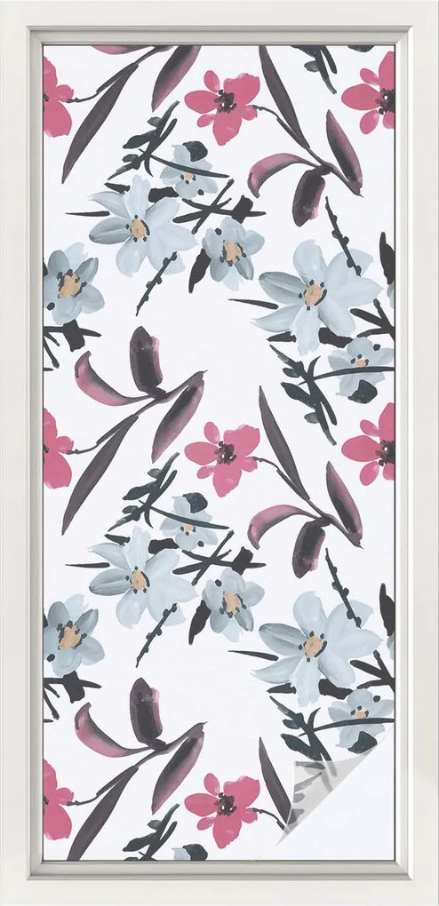 Ablakfólia Szélvédő Adatvédelem Virágmintás 50x116 cm