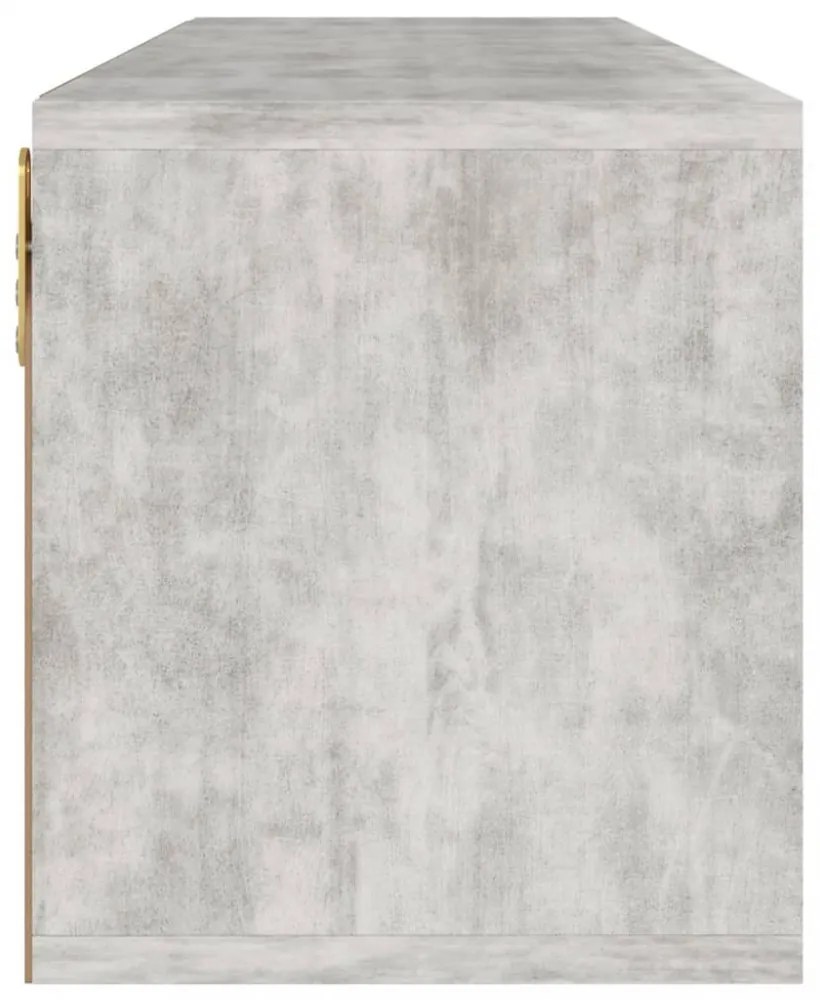 betonszürke szerelt fa TV-szekrény 88,5 x 27,5 x 30,5 cm