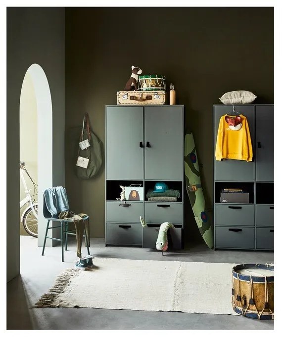 Soap szürke borovi fenyő ruhásszekrény - vtwonen