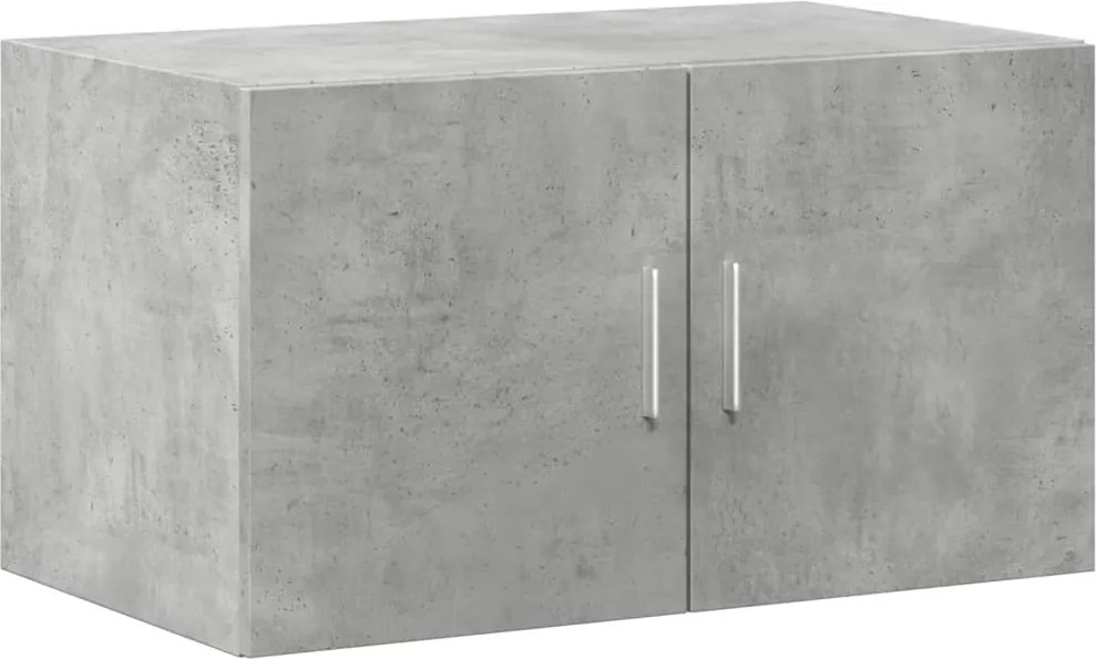 vidaXL betonszürke szerelt fa faliszekrény 70 x 42,5 x 40 cm