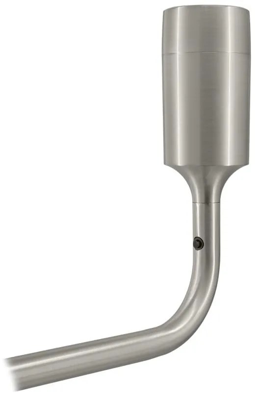 Ezüstszínű fém fali lámpa lámpabúra nélkül Santé – UMAGE