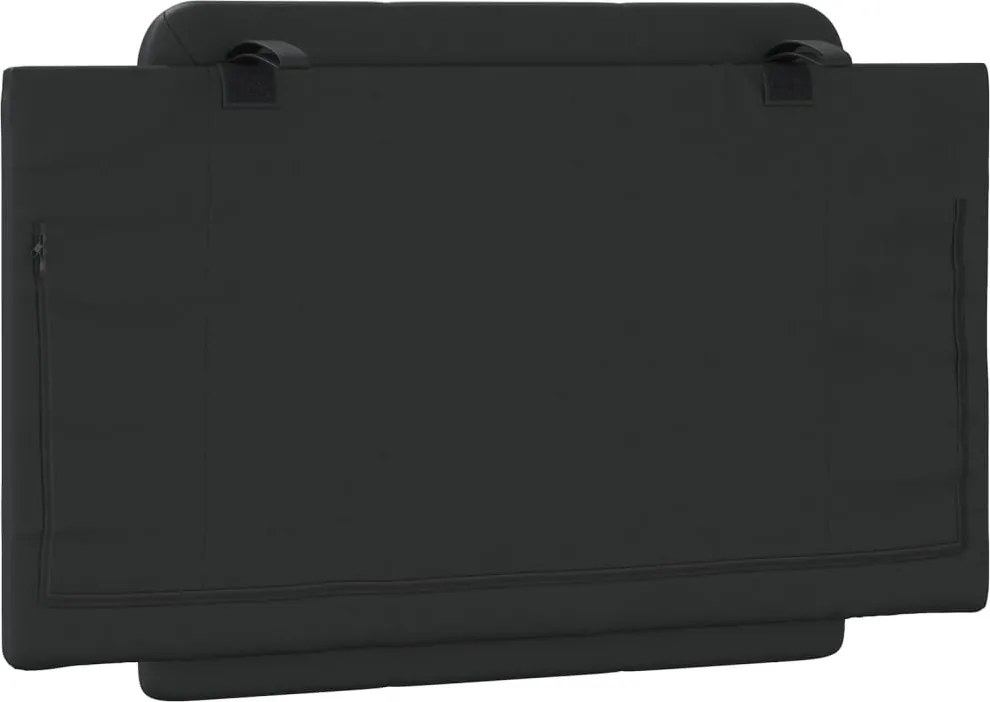 fekete műbőr fejtámla párna Zadar 90 cm