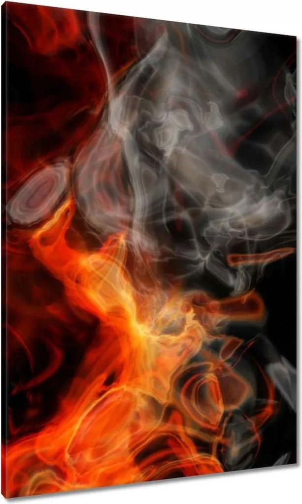 Vászonkép 70x100 Tűz füst