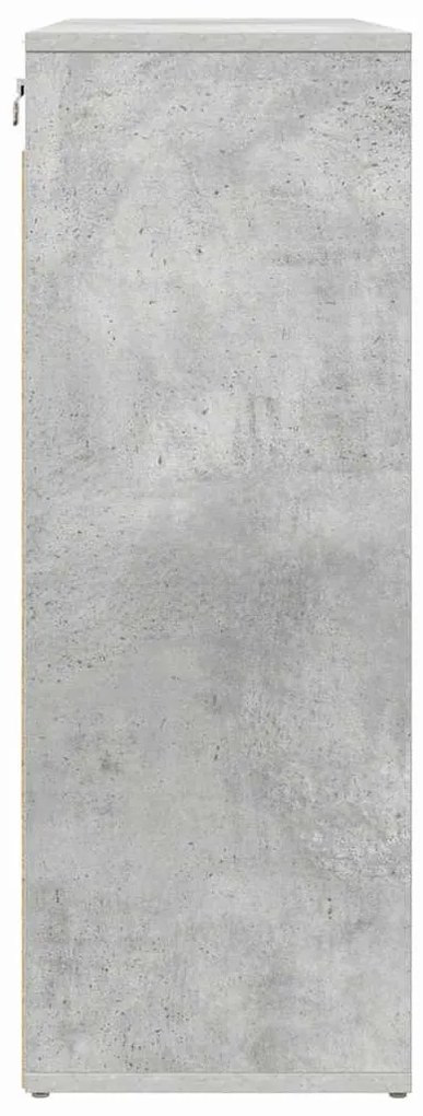 Cipősszekrény Beton szürke 77.5 x 30 x 83.5 cm Faanyag