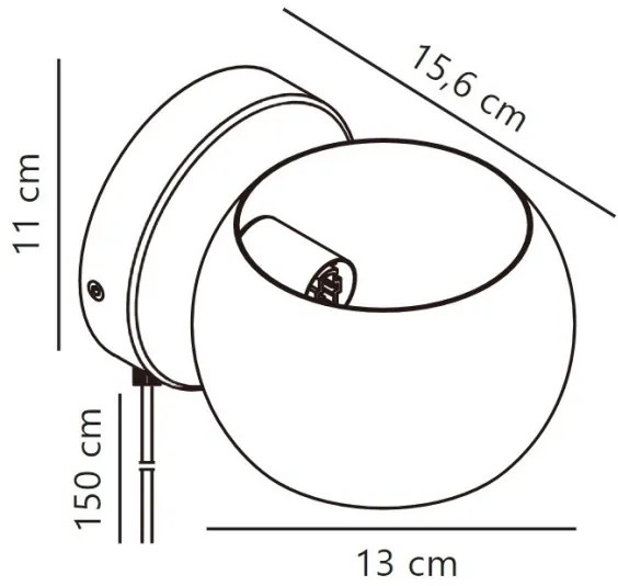 Nordlux - Állítható fali spotlámpa BELIR 1xG9/5W/230V zöld