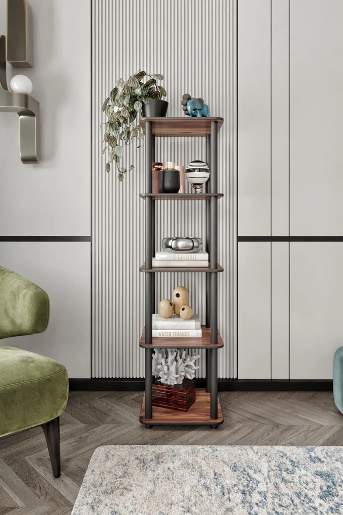 Bookcase könyvespolc, dió, 34 cm – TR282PTR1134